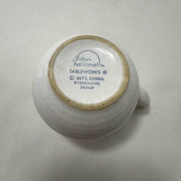 Vintage Retired International Tableworks Creamer Sweet Bounty Stoneware Fruit - Picture 6 of 12